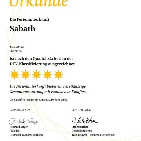 Sabath, 15105 Lejlighed Leer